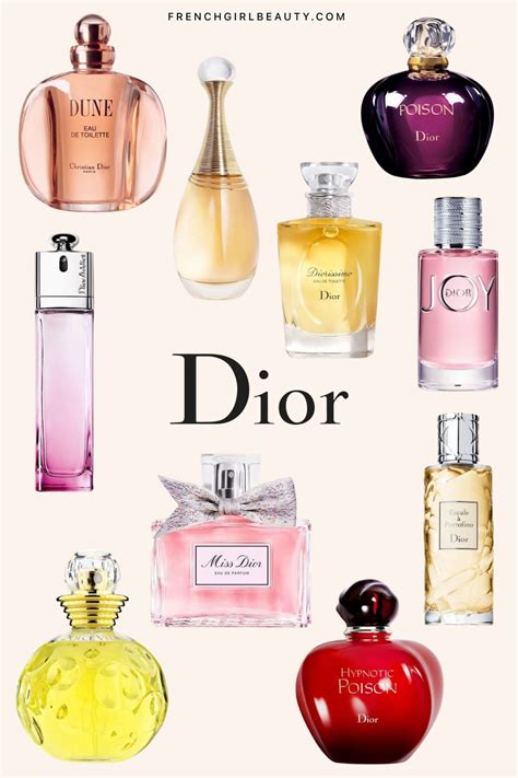 top christian dior perfumes|best dior perfume ever made.